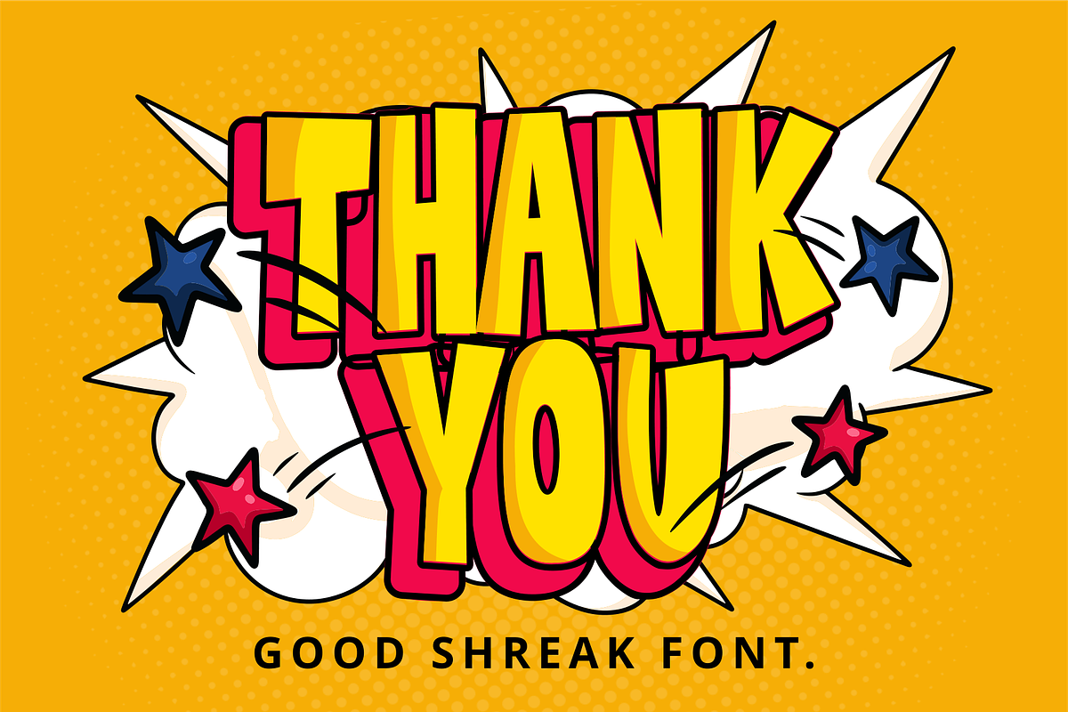 Good Shreak Font, a Script Font by Mabhal Studio (Photo 10 of 10)