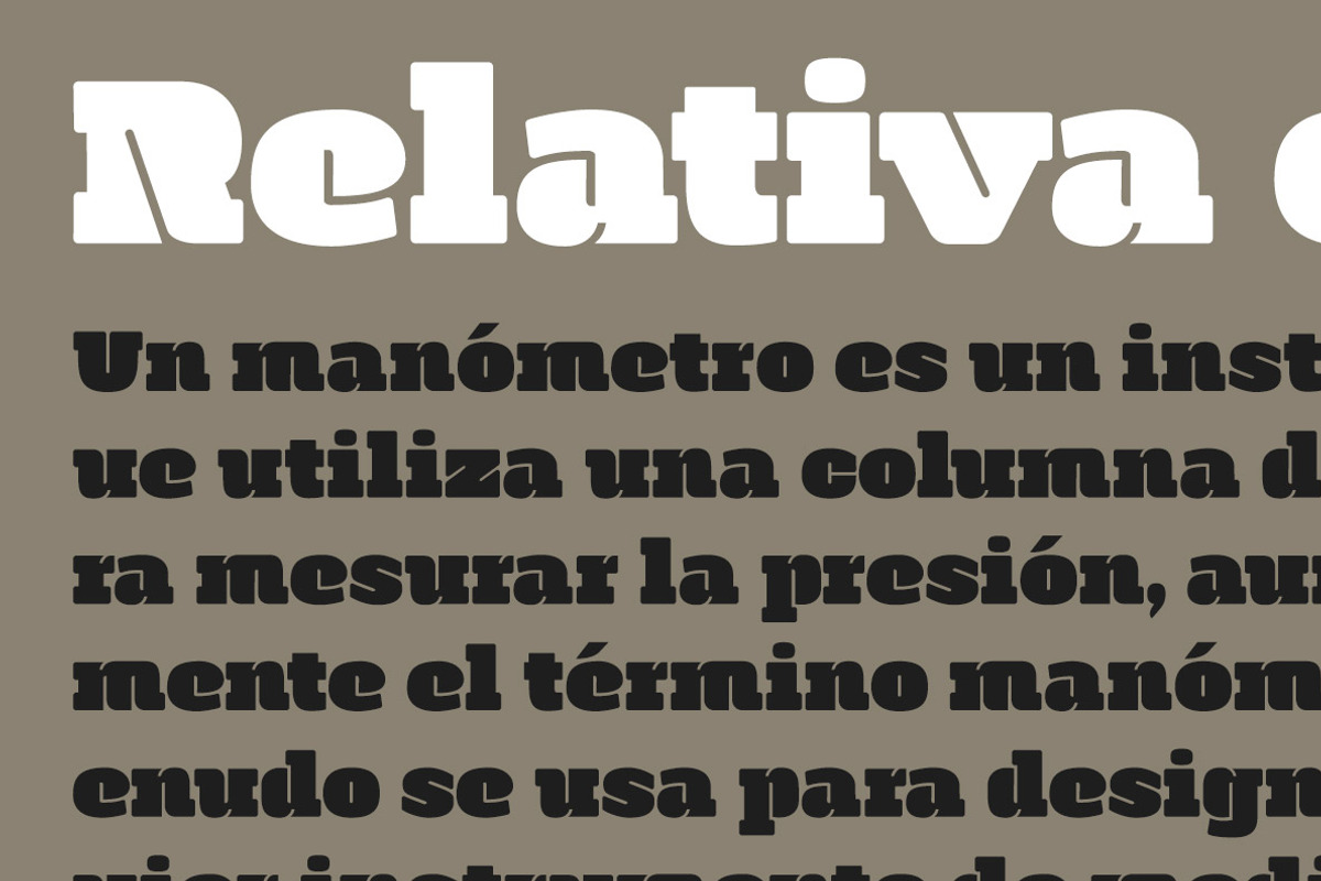 Manometer, a Slab Serif Font by fontador (Photo 8 of 8)