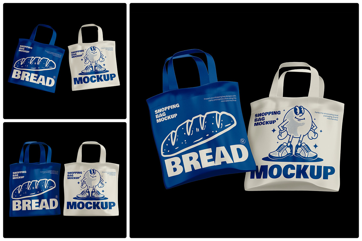 Shopping Bag Mockup, a Packaging Mockup by Unerispace (Photo 1 of 5)