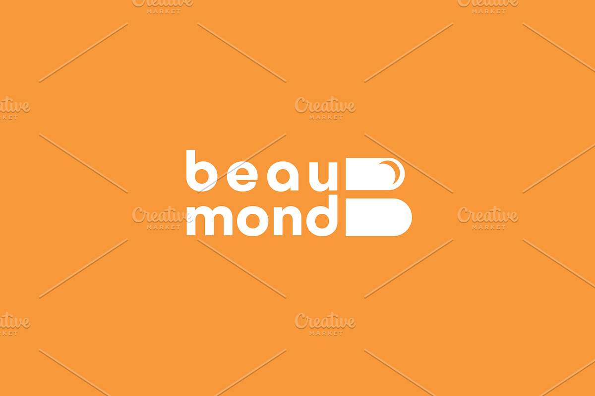 Crescent moon B logo, a Branding & Logo Template by MuzaInspires (Photo 1 of 5)