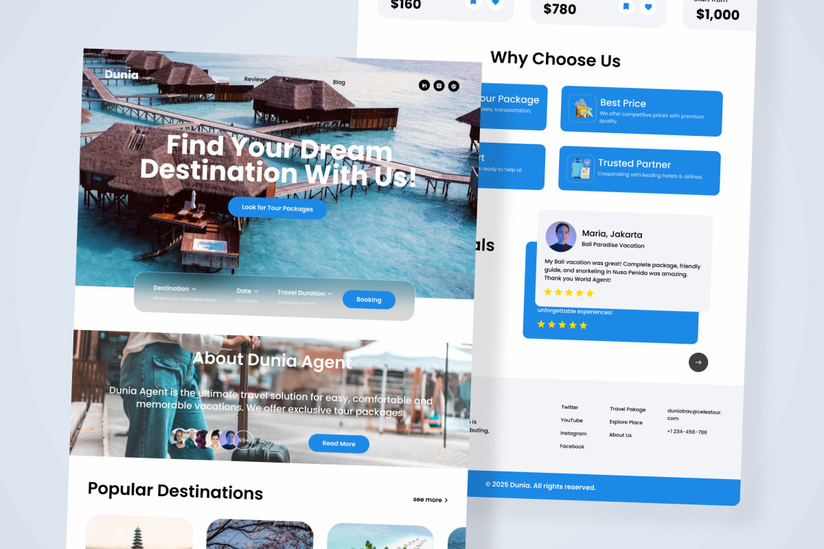 Dunia - Adventure Travel Landing, a Landing Page Template by twinstd (Photo 4 of 5)