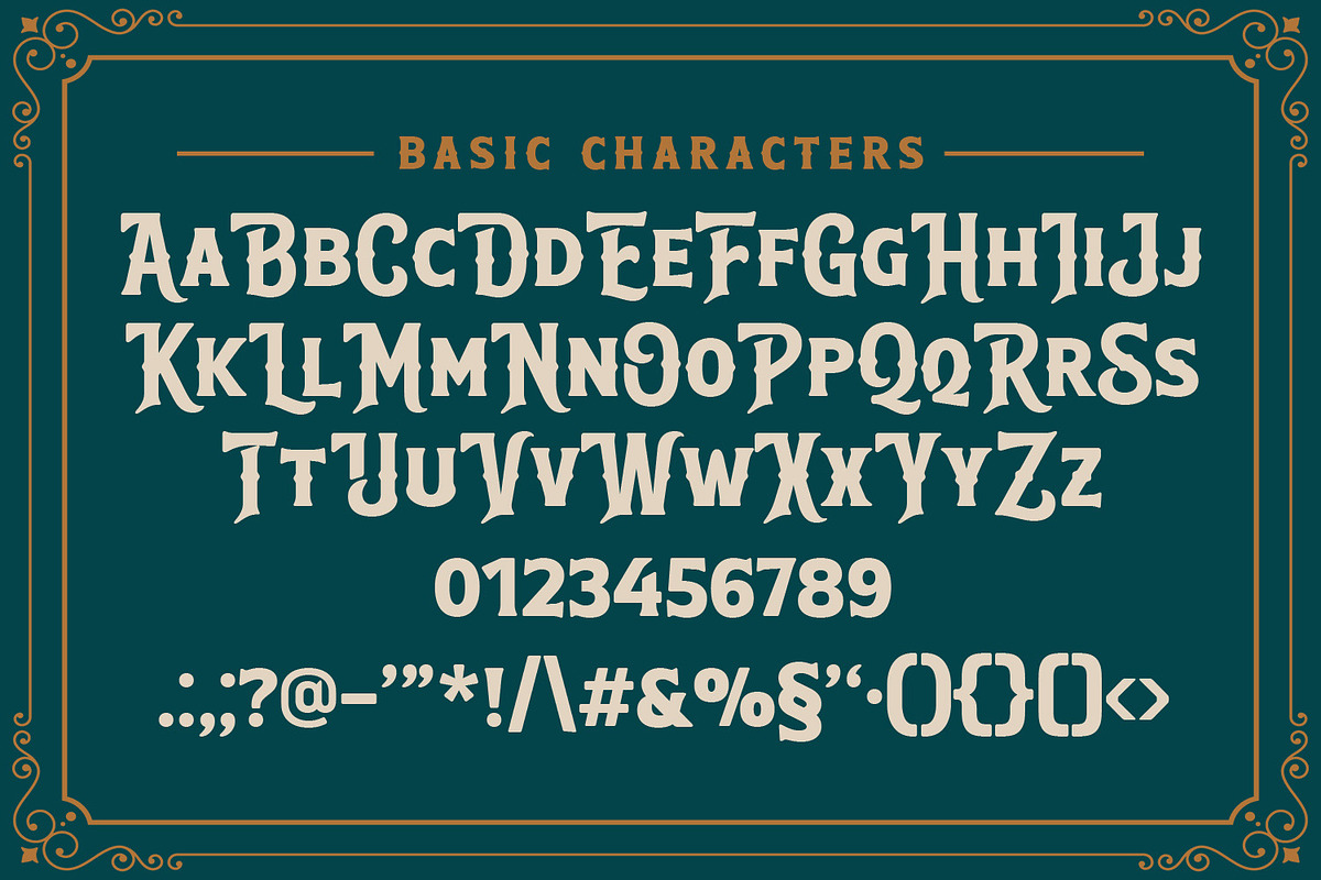 Royal Treasure – Royal Vintage Font, a Slab Serif Font by Almarkhatype (Photo 8 of 10)