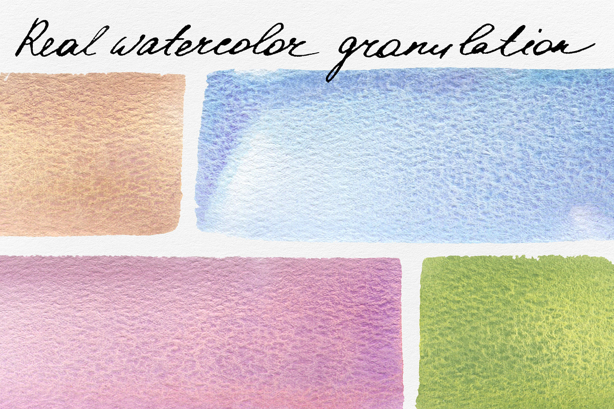 Granulated Watercolor Wash Strips, a Background Graphic by NATASHA CHU (Photo 5 of 11)