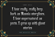 The Quality Brave Typeface, a Blackletter Font by alit design (Thumbnail 12 of 17)
