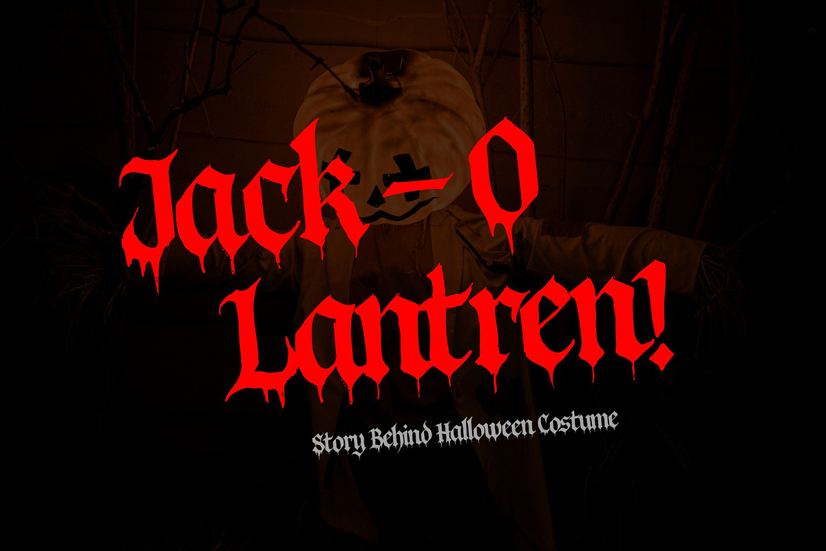 Angkara Calligraphic Gothic Font, a Blackletter Font by Art StoreID (Photo 9 of 9)