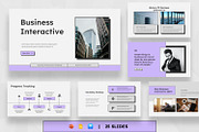 Business Interactive Presentation, a Presentation Template by BumbleGraph Studio (Thumbnail 1 of 8)