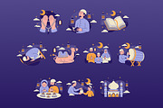 Ramadan Illustration Pack, a Seasonal Illustration by Loin Studio (Thumbnail 3 of 3)