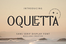 Oquletta Sans Display Font