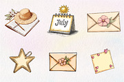 Summer Planner Clipart, an Illustration by CreationArt (Thumbnail 3 of 9)