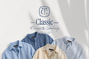 Old Money CT Monogram Tailor Logo, a Branding & Logo Template by Headfonts (Thumbnail 6 of 10)