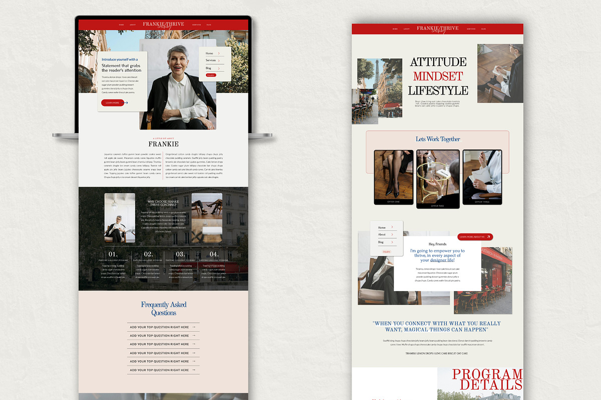 Coaching Website Template | Showit, a Websites & App Template by Field Digital (Photo 1 of 10)