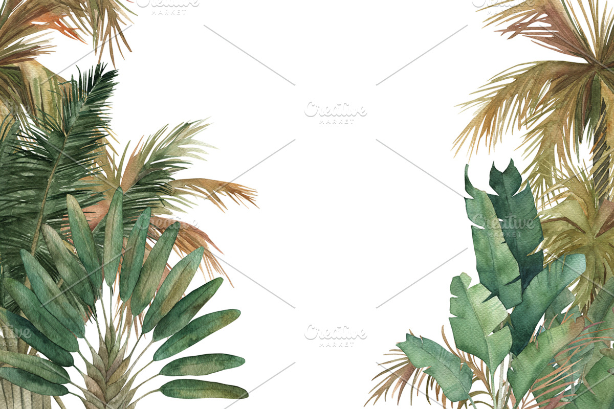 Tropical Collection With Flamingos, a Seasonal Illustration by Natikka Art (Photo 5 of 6)