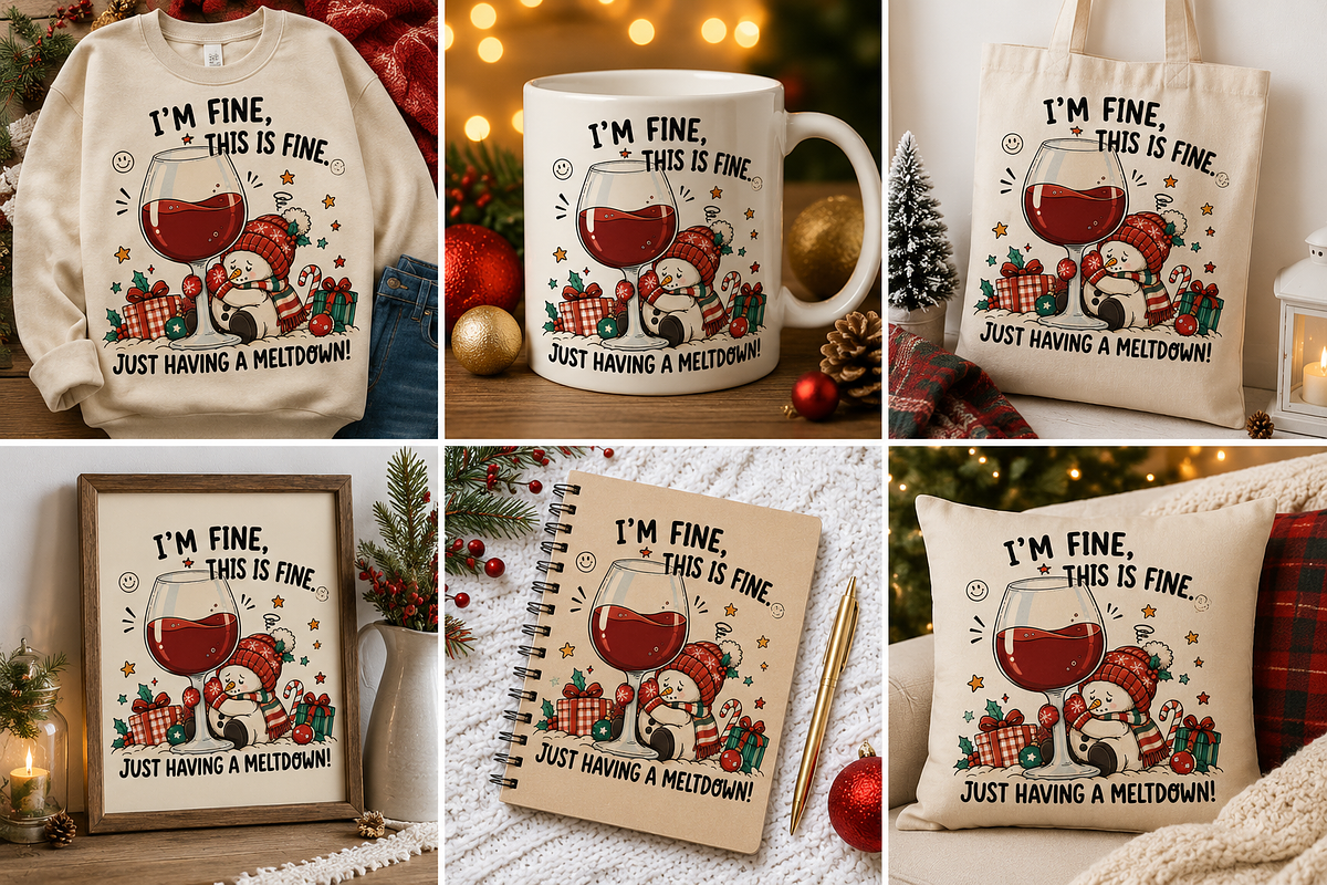 Funny Retro Vintage Christmas Bundle, an Object Graphic by Daisy Design (Photo 17 of 19)