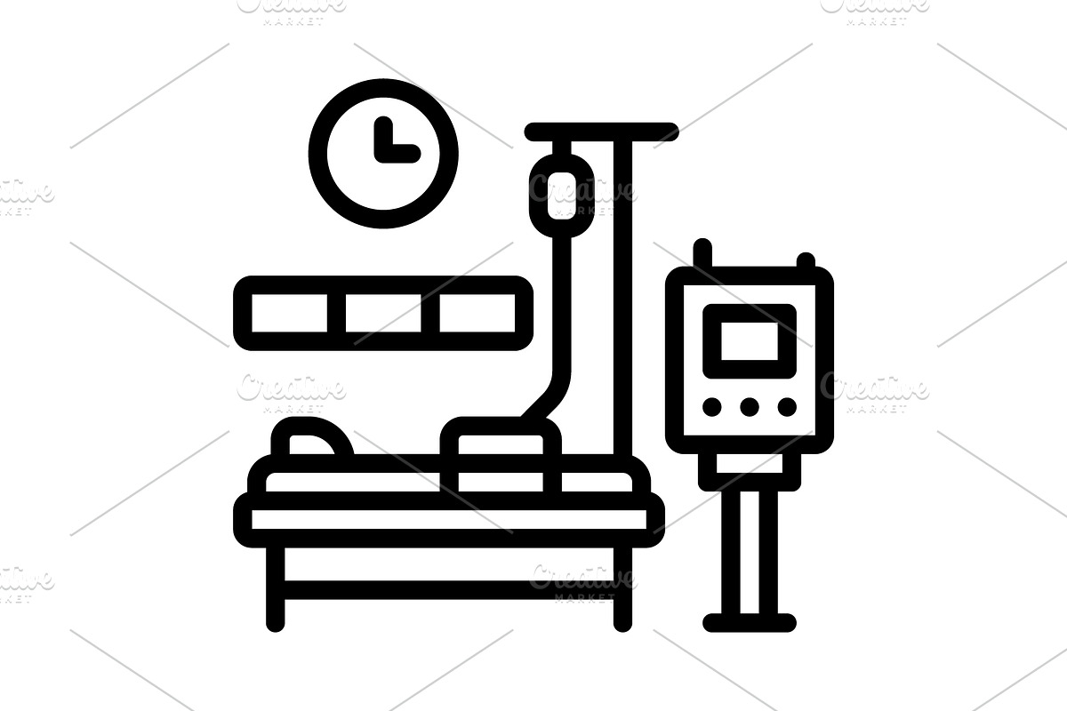 Intensive critical black iconIcon fo, an Outline Icon by Creative priyanka