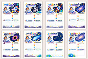 Little Explorers Space & Science, a Stationery Template by Designmela01 (Thumbnail 2 of 5)