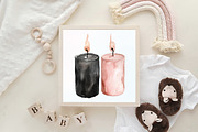 Watercolor Cozy Evening Clipart, an Illustration by CraftArtStudio (Thumbnail 6 of 6)