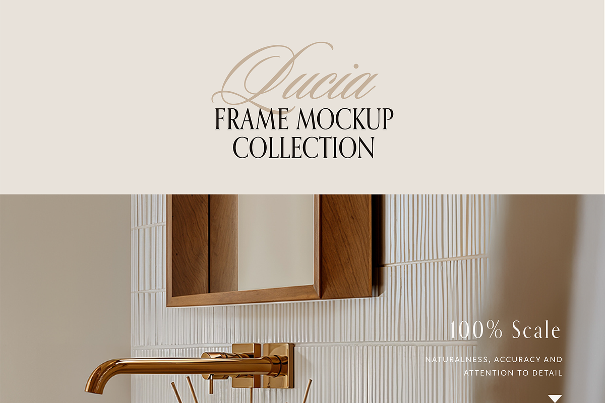 LUCIA Din A | Frame Mockup Mini Set, a Household Mockup by Acierto Studio (Photo 4 of 15)
