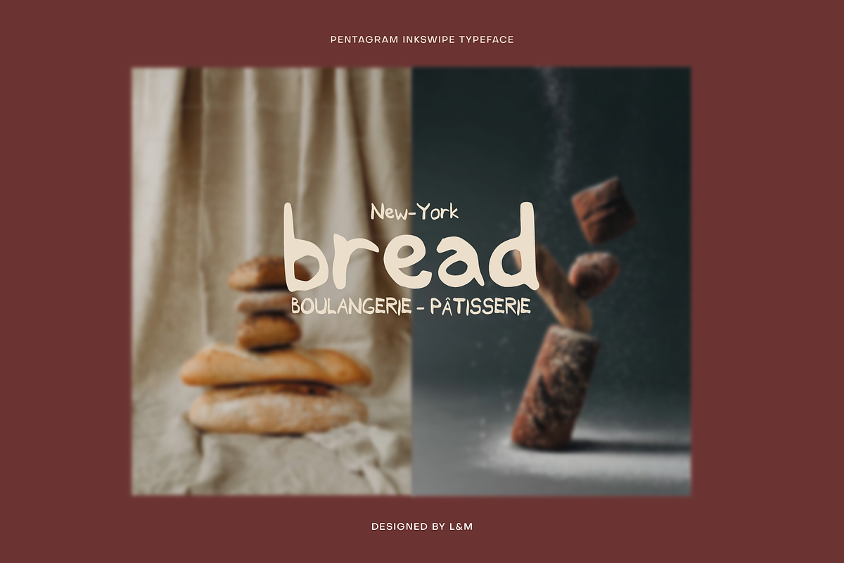 PENTAGRAM INKSWIPE, a Handwritten Font by Lise & Mike–Visual Makers (Photo 4 of 6)