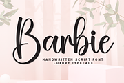Barbie | Script Font, a Handwritten Font by Scratchones (Thumbnail 1 of 8)