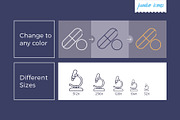 Medical-Health Line Icons V2, an Outline Icon by Jumbo Icons (Thumbnail 3 of 5)