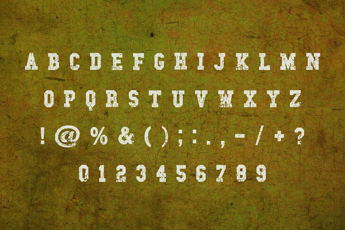 Dusty Letter, a Slab Serif Font by Limited.studio (Photo 5 of 5)