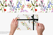 watercolor seamless pattern set, a Pattern Graphic by Patishop Art (Thumbnail 7 of 7)