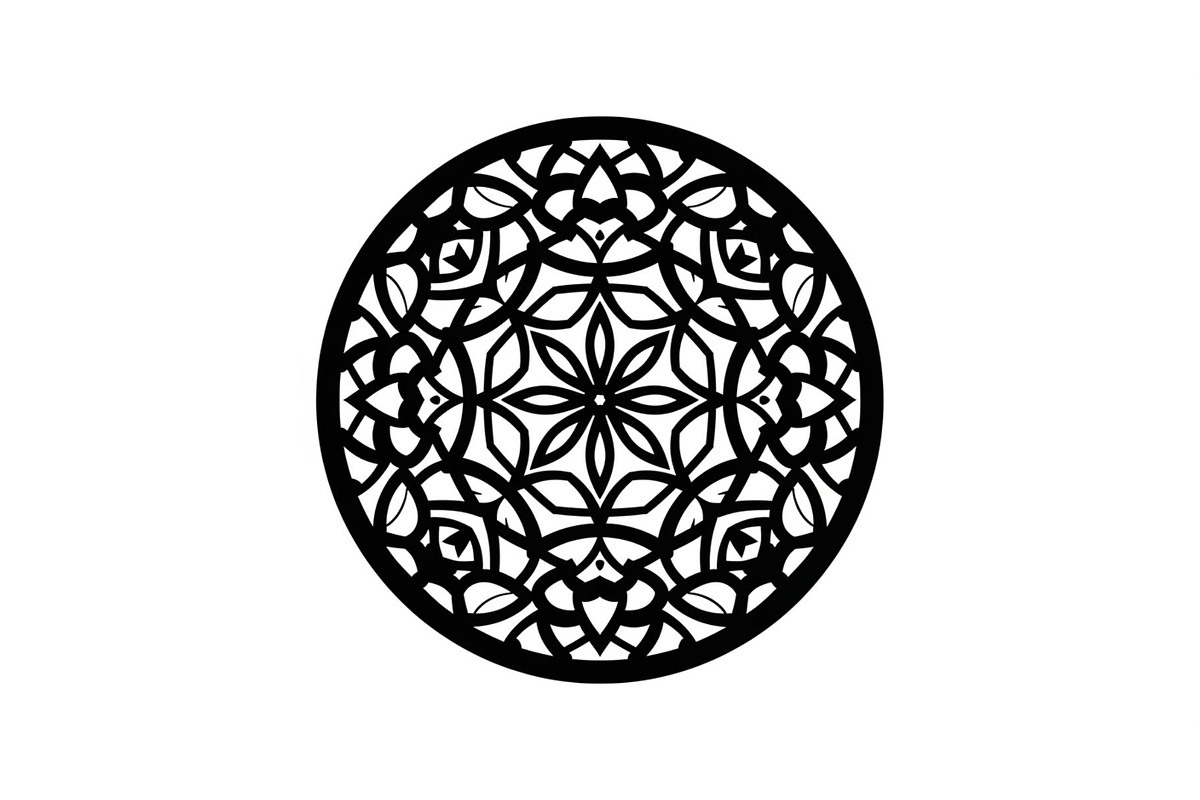 Mandala Circle Ornament Vector Bundl, an Illustration by Gaye Art (Photo 7 of 51)