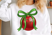 Merry & Bright Christmas Ornament, an Illustration by Craft Nest (Thumbnail 3 of 5)