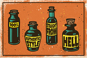 Old School Illustration Set, an Object Illustration by Vintage Voyage Supply (Thumbnail 2 of 14)