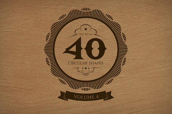 40 Circular Shapes - Vector - Vol. 4 preview 6
