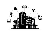 Smart Education Icon Bundle, a Graphic by hafijul (Thumbnail 8 of 14)
