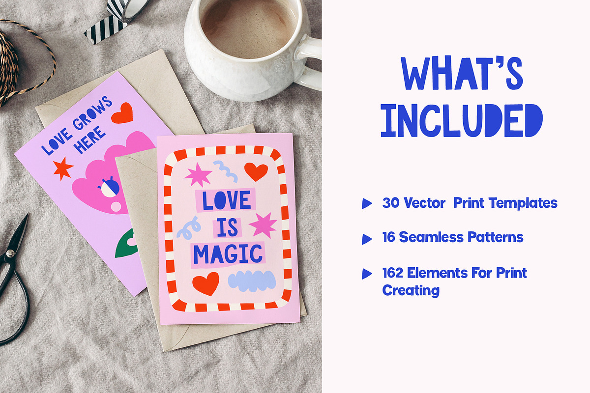 Cutout Valentine Poster Creator, a Background Graphic by ArtFM (Photo 2 of 13)