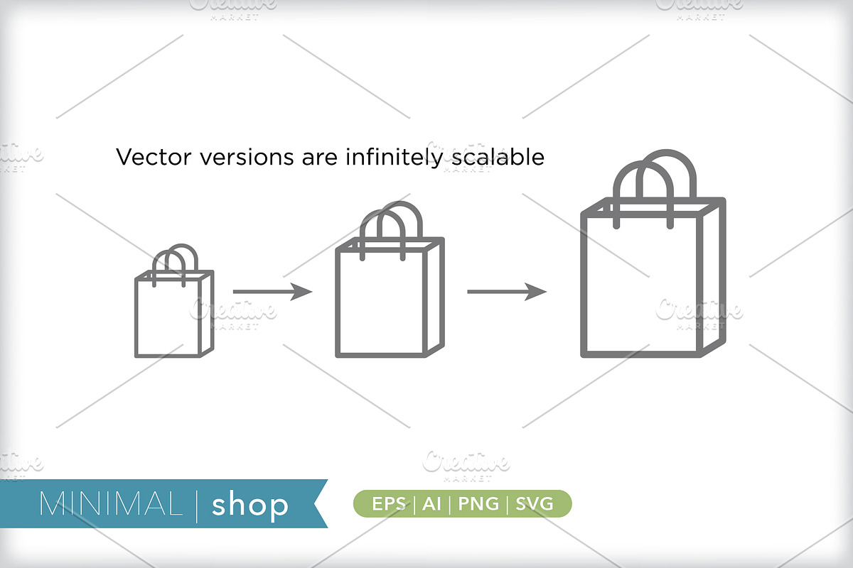 Minimal shop icons, an Outline Icon by Picture Window (Photo 4 of 5)