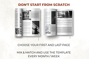 50 Pages Newsletter Canva Template, a Print Template by Digital By Nikoleta (Thumbnail 5 of 10)