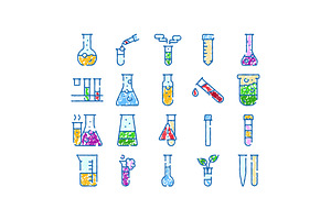 Scientific laboratory glassware, an Object Graphic by pikepicture