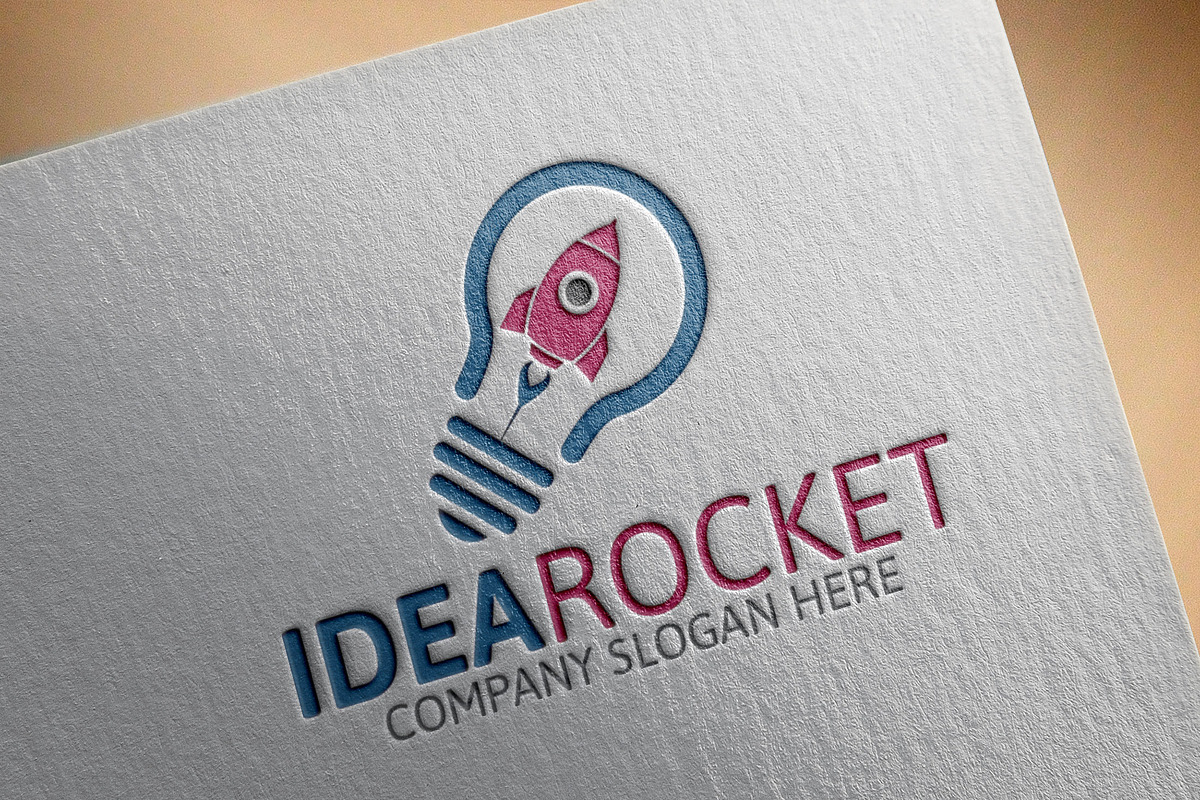 Idea Rocket /Logo Template, a Branding & Logo Template by Josuf Media