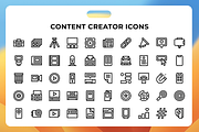 Content Creator Icons, a Duotone Icon by Wencory (Thumbnail 1 of 3)