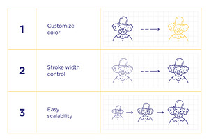 Entertainment Line Icon Set