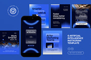 AI Assistant Instagram Template, a Social Media Template by graphicook (Thumbnail 1 of 3)