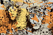 Animal pattern, an Animal Illustration by Polanika (Thumbnail 1 of 2)