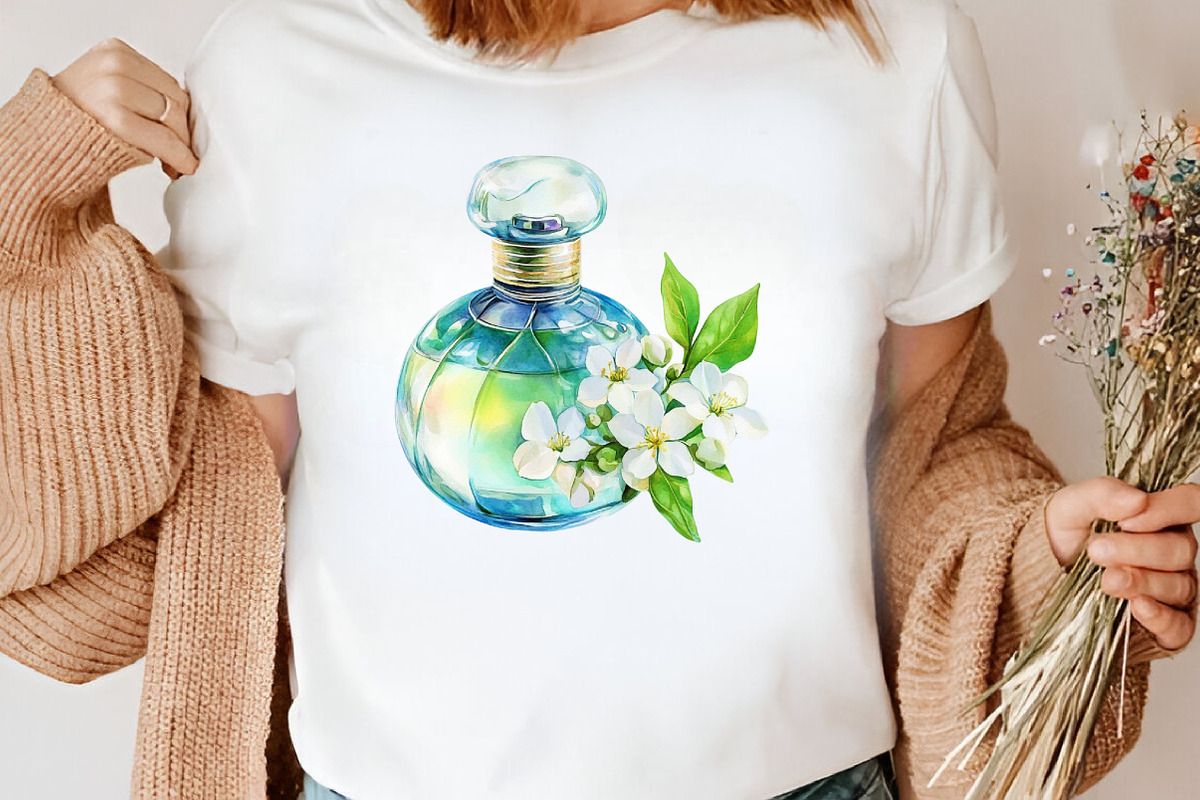Perfume Scents with flowers Clipart, an Illustration by Canvas Craft (Photo 6 of 8)