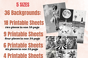 Whimsy Black White Collage Elements, an Object Graphic by GiraffeCreative (Thumbnail 6 of 9)