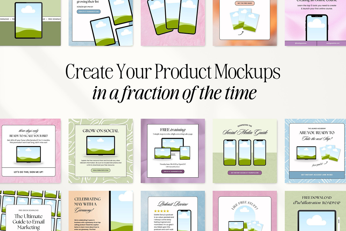 Canva Digital Product Templates, a Social Media Template by Fallon Gerst (Photo 9 of 15)