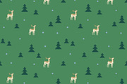 Christmas season seamless patterns, an Illustration by Good Studio (Thumbnail 4 of 10)
