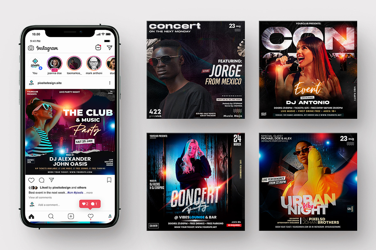 20 Event Banner & Flyers (85% OFF), a Flyer Template by PixelsDesign (Photo 3 of 7)