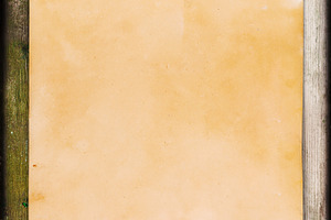 Old paper on wood