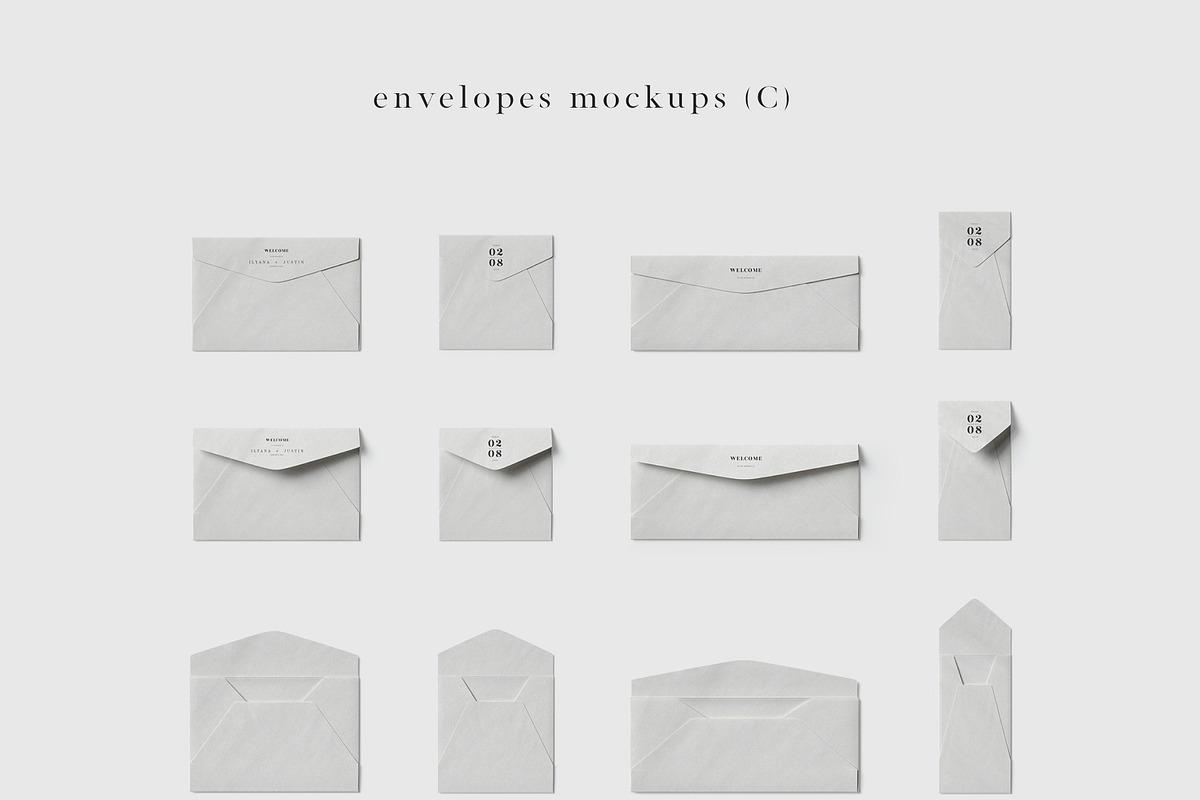 Papers&Envelopes - mockup set, a Product Mockup by Creatoom (Photo 22 of 29)