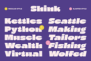 Shink - Heavy Display Typeface, a Sans Serif Font by Comactype Foundry (Thumbnail 4 of 12)