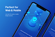 Cryptocurrency Illustration Kit, a Templates & Theme by Designspace (Thumbnail 2 of 6)