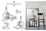 Cognac, an Object Graphic by SvetLana (Thumbnail 4 of 12)